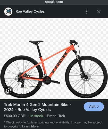 Trek marlin mountain bike - trek, 5