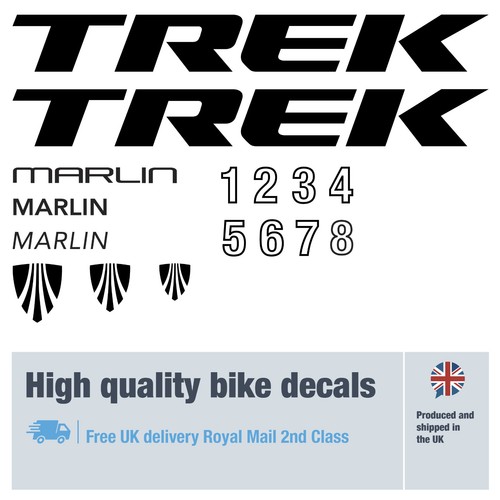 Trek marlin bike decals - marlin, 8